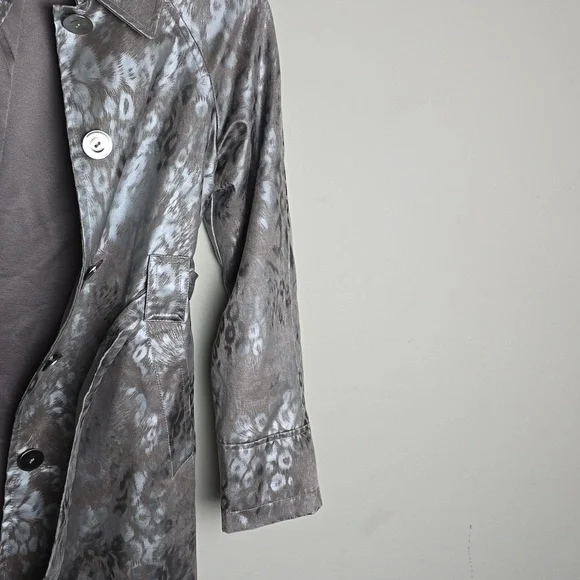 Via SPIGA Stylish Gray Women's Coat - Picture 3 of 6